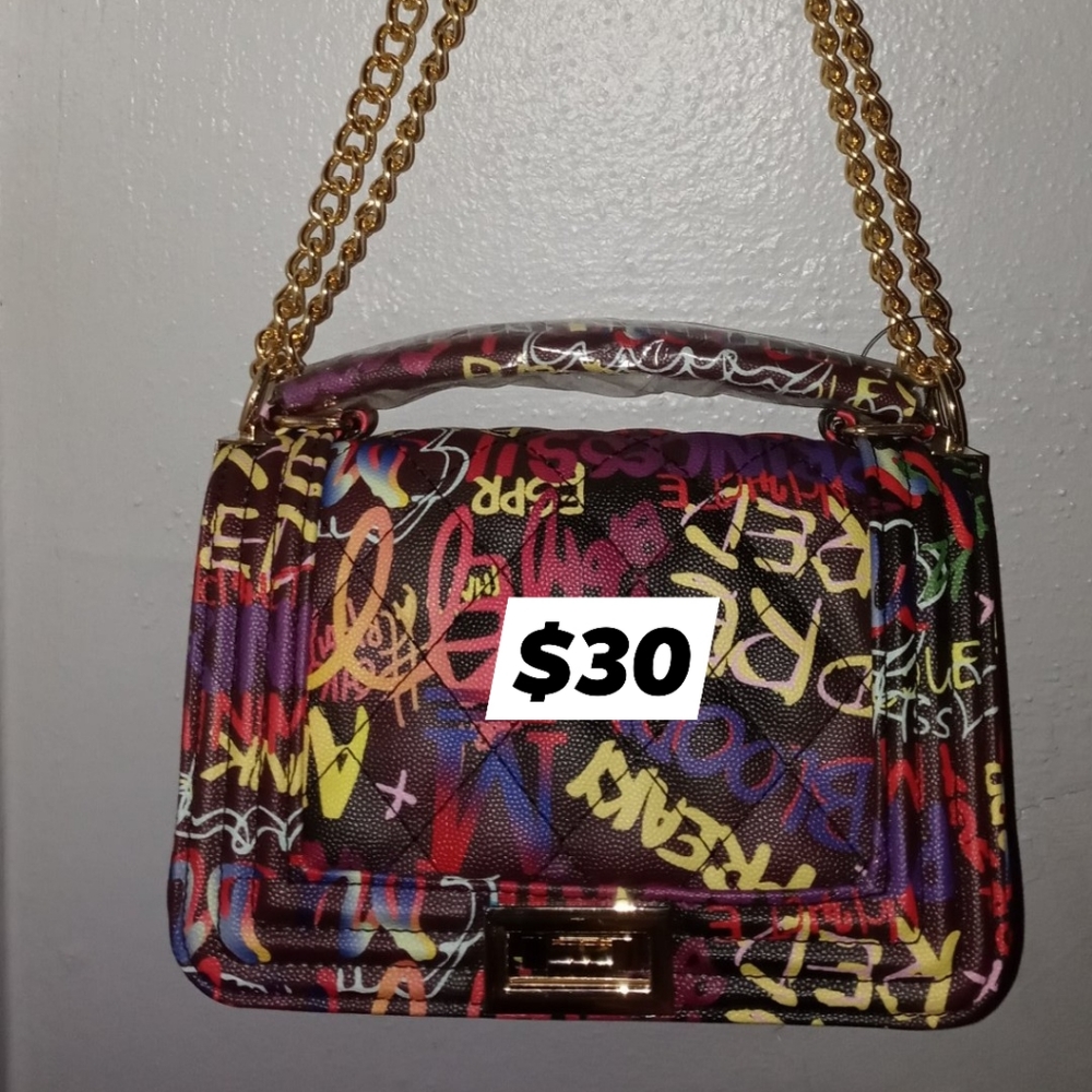 Graffiti purse
